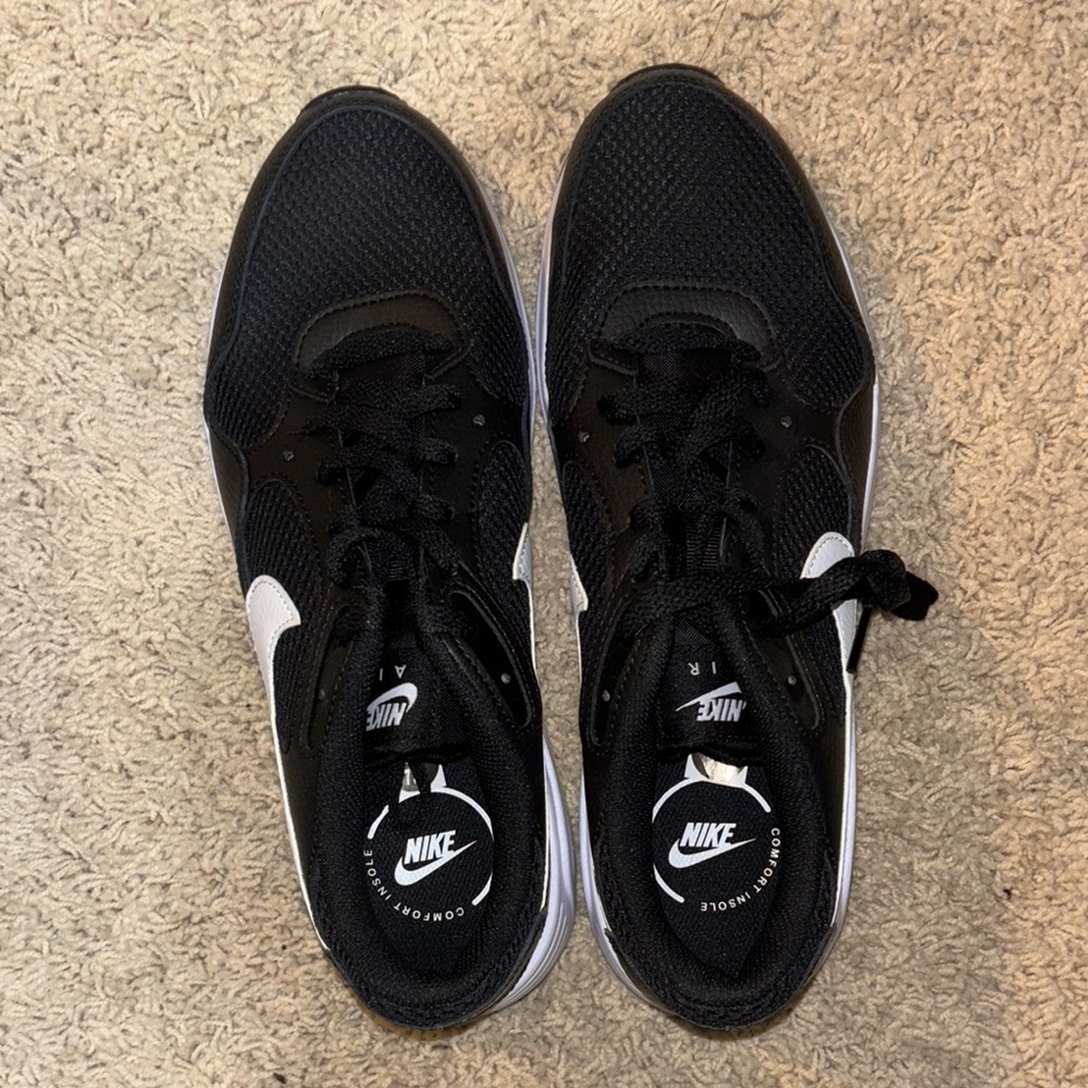Nike Black and White Air Max Sneakers